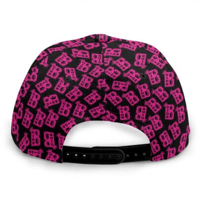 Back view of B-Cide Logo Hat showcasing the adjustable snapback closure for a comfortable fit.