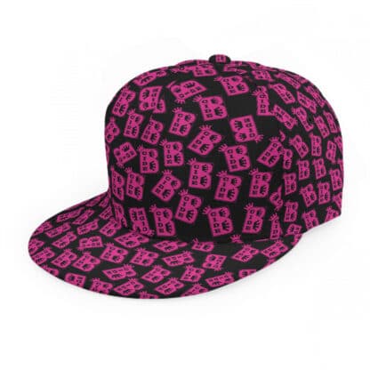 Side view of B-Cide Logo Hat highlighting the clean and modern flat-brim design.