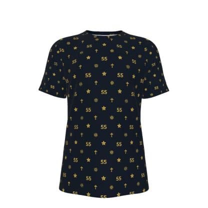 Louis 55 T-shirt with a bold all-over print design for luxury streetwear enthusiasts