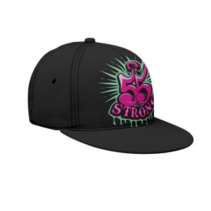 55 Strong Drip Royale Hat with Embroidered Logo and Adjustable Snapback