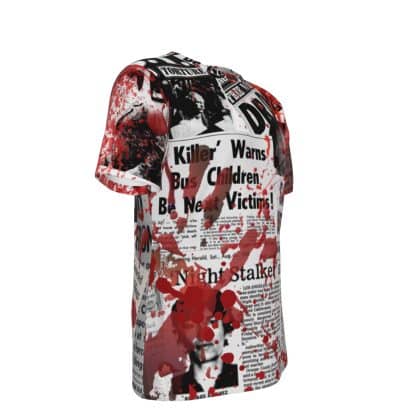 55 Strong Killer Headlines Tee Featuring Striking Graphic Print