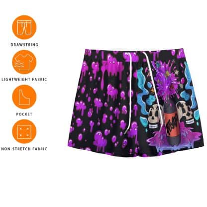 Iconic Faygo Rain Mesh Shorts for Juggalos and Underground Fashion