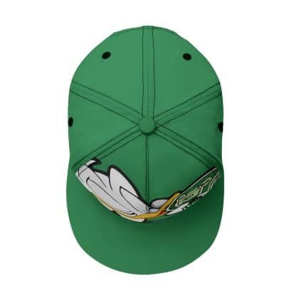 Side View of Duck Money All-Over Print Hat with Adjustable Snapback