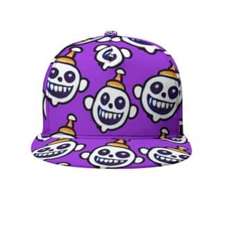 Close-Up of Creepboy Boogeyman Graphic on All-Over Print Hat