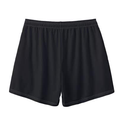 Side View of Creepboy Mesh Shorts with Elastic Waistband for Comfort