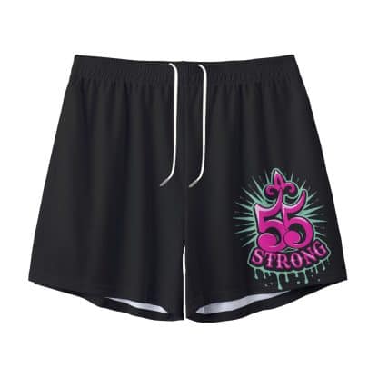 Comfortable and Durable 55 Strong Drip Royale Mesh Shorts for Everyday Wear