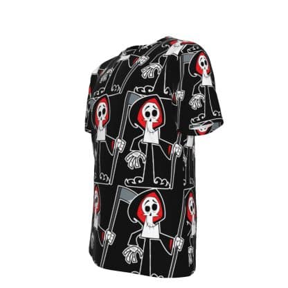 Grimm Reaper Tee – Cartoon Chaos Edition - Image 4