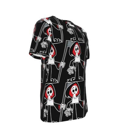 Grimm Reaper Tee – Cartoon Chaos Edition - Image 3