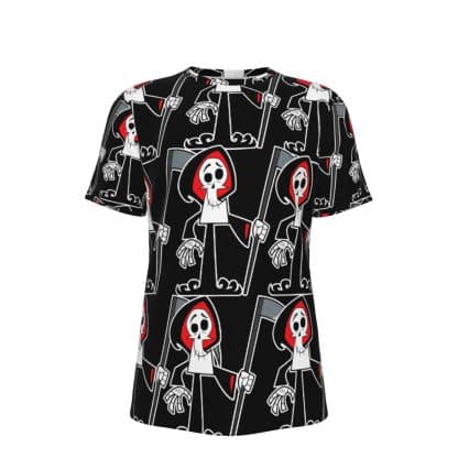 Grimm Reaper Tee – Cartoon Chaos Edition