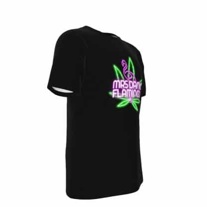 Dank Flamingo “Mrs. Dank Flamingo” Black T-Shirt (Collaboration) - Image 3