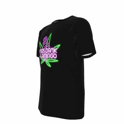 Dank Flamingo “Mrs. Dank Flamingo” Black T-Shirt (Collaboration) - Image 4