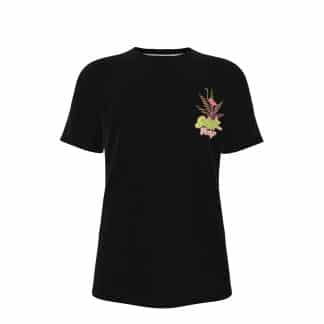 Dank Flamingo “Neon Channel Logo” Black T-Shirt (Collaboration)