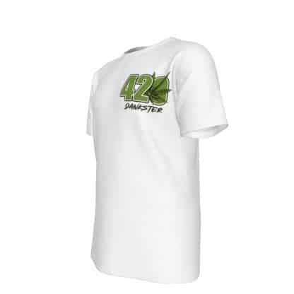 Dank Flamingo “Dankster 420 Classic” White T-Shirt (Collaboration) - Image 4