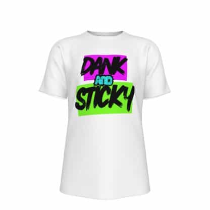 Dank Flamingo “Dank & Sticky Show” White T-Shirt (Collaboration)